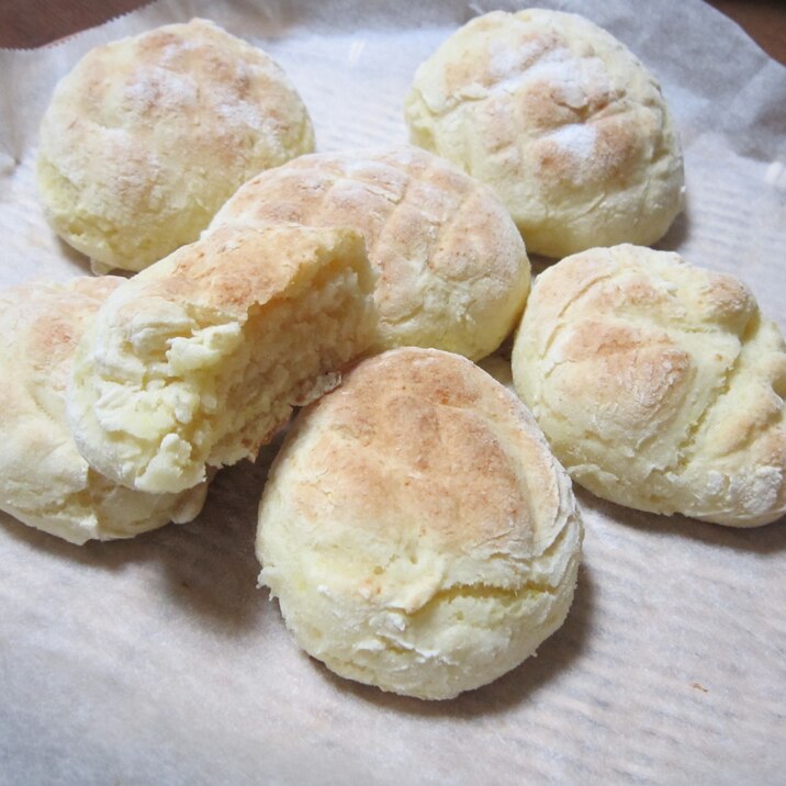 ホットケーキミックスで豆腐牛乳パン